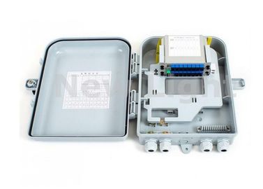 PC Alloy Material 16 Port FTTH กล่องเชื่อมต่อ / Optical Splitter Box สำหรับ Lan / CATV