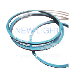 OM3 - 300 12 Core MPO ถึง MPO Cable Male Aqua Fan Out สายเคเบิลไฟเบอร์ออปติก PVC