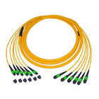 Single Mode 9/125 Fiber Cable Patch สายเคเบิ้ล 12 Fiber Trunk MTP / MPO Pvc