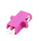 อะแดปเตอร์ไฟเบอร์ออปติก OM4 สี Rose Color สำหรับสายแพทช์ Duplex LC