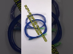 SC Indoor Simplex Armored UPC และ APC ไฟเบอร์ออปติก แพทช์นํา