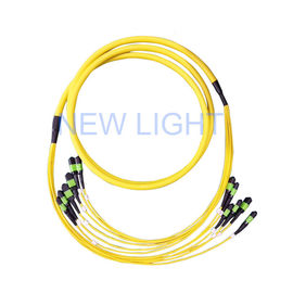 OM3 OM4 40G-100G MPO MTP Cable / 3.6 มม. สายเคเบิล Trunk Cable, MPO Fiber Optic Patch Patch