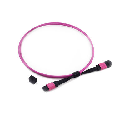 ซื้อ สายพับ MPO MTP 12 ใยที่มีการสูญเสียการใส่ที่ต่ํา และเสื้อ PVC 3.0 มม. สําหรับผลงานสูง online manufacture
