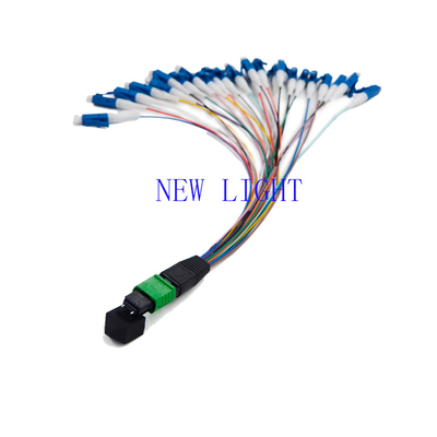 ซื้อ สายไฟเบอร์ออปติก MPO การสูญเสียการแทรกต่ำ SM 0.9 มม. เส้นผ่านศูนย์กลาง 12 สี online manufacture