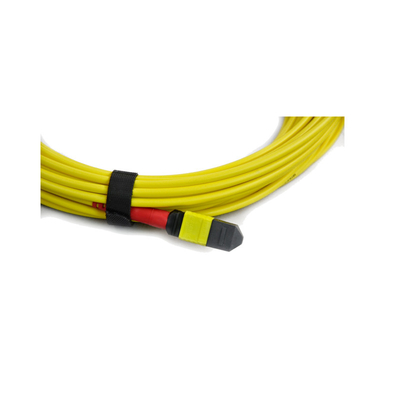 ซื้อ ขั้ว B MPO Trunk Cable ชายกับชาย 3m 5m 10m ความยาว Staggered Harness Cables online manufacture