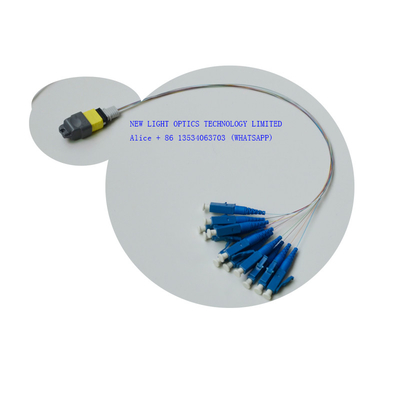 ซื้อ 12 24 Core OS2 OM3 OM4 MPO MTP สายเคเบิลขั้วหญิง B Plenum online manufacture