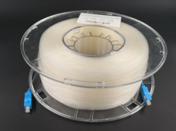 ซื้อ สายพัดคลุมไฟเบอร์ออปติกโปร่ง Single-mode 100m online manufacture