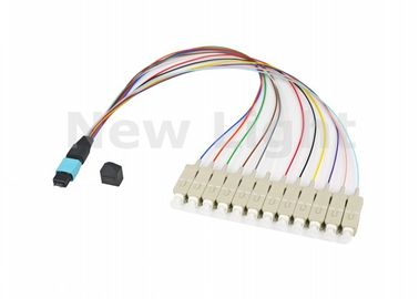 ซื้อ โหมดมัลติโพรเซส OM3 MPO MTP 12 คอร์ / 24 คอร์สำหรับพื้นที่เก็บข้อมูล Fibre Channel online manufacture
