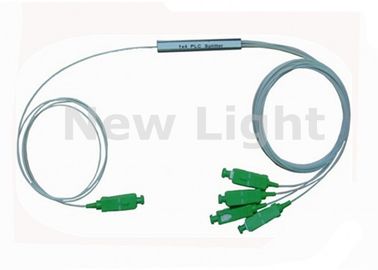 ซื้อ PLC โมดูลไฟเบอร์ออปติก Splitter 1 X 4 ขั้วต่อ SC APC ขนาด 0.9 มม. สำหรับ CATV online manufacture