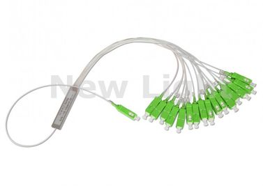 ซื้อ 1 * 16 ออปติคอลออฟติคอลแยกไฟเบอร์ออปติค ABS / สายไฟเบอร์ออปติกอินพุทพร้อมสายเคเบิ้ลอินพุต 3.0 มม online manufacture