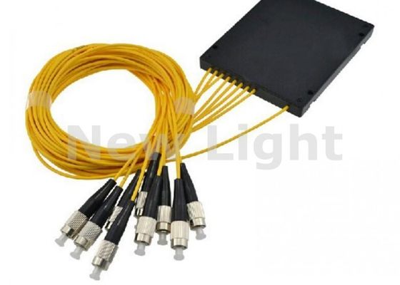 ซื้อ ตัวแยกไฟเบอร์ออปติก PLC 1x8 โหมดเดี่ยว พร้อมขั้วต่อ FC UPC สำหรับเครือข่าย FTTH และ PON online manufacture