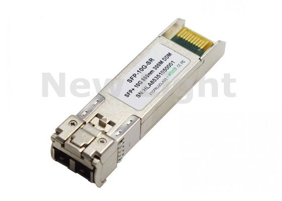 ซื้อ SFP-10G-SR ตัวรับส่งสัญญาณไฟเบอร์ออปติก 10G SFP พร้อมความยาวคลื่น 850nm และระยะการส่งข้อมูล 300m สำหรับการถ่ายโอนข้อมูลความเร็วสูง online manufacture