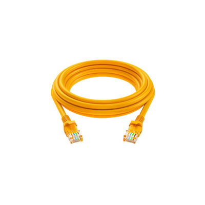 ซื้อ สายเคเบิลเครือข่าย Cat5e ทองเคลือบ double shielding กับ 100% การทดสอบความต่อเนื่อง RJ45 Patch Cord online manufacture