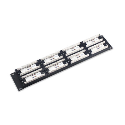 ซื้อ RoHS Certified Shielded 24 Port RJ45 Ethernet Patch Panel พร้อมบริหารเคเบิล online manufacture