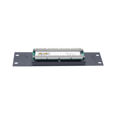 ซื้อ แผ่นพาสต์อีเทอร์เน็ตสีดํา 1U 2U โลหะ Pre-terminated พร้อมบริหารเคเบิล online manufacture