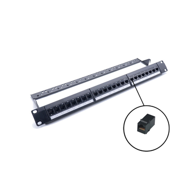 ซื้อ Cat6 Cable Management 110/Krone IDC Patch Panel สําหรับการบูรณาการ Ethernet Cat5e/Cat6a/Cat7 online manufacture