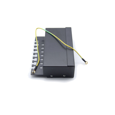 ซื้อ ดํา 1U Rack โมบเทเบิลโลหะ Patch Panel สําหรับ RJ45 Ethernet การสิ้นสุด online manufacture