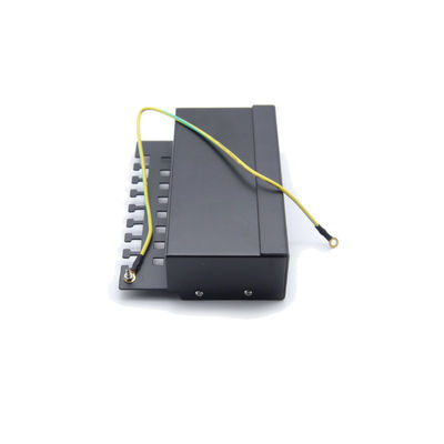 ซื้อ Black 1U Rack Mountable Metal RJ45 Patch Panel กับ 110/Krone IDC Termination สําหรับเครือข่ายอีเทอร์เน็ต Cat6a online manufacture