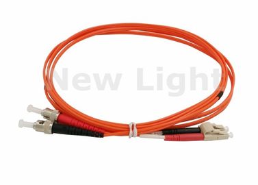 ซื้อ ออเร้นจ์ LC FC 9/125 สายเคเบิลไฟเบอร์ออปติกแบบดูเพล็กซ์โหมดเดียวพร้อมตัวเชื่อมต่อ UPC Polish online manufacture