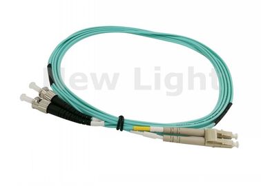 ซื้อ LC ST 50/125 สายแพทช์สายไฟเบอร์ออฟติคคู่สาย UPC Polish Connector online manufacture