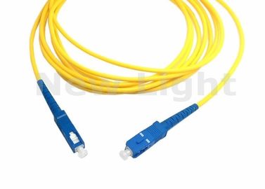 ซื้อ 3 เมตร SC TO SC สายไฟเบอร์แพทช์, จัมเปอร์จัมเปอร์ Single Single Mode สำหรับเครือข่าย online manufacture
