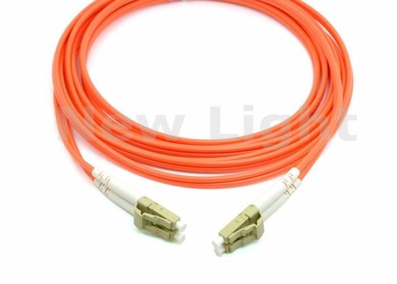 ซื้อ สีส้ม 2.0mm กว้าง Multimode LC LC Duplex Fiber Optic Patch Cable สําหรับเครือข่าย online manufacture