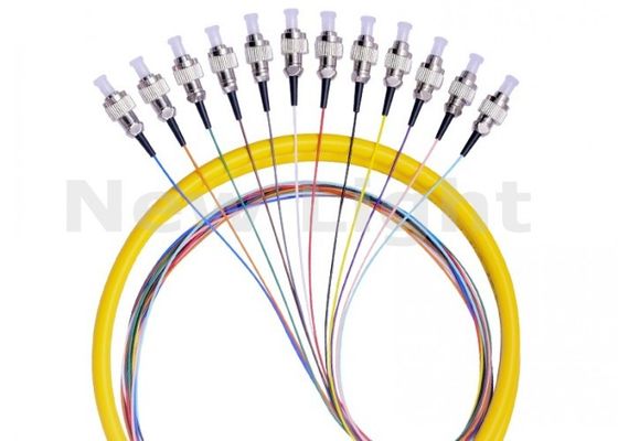 ซื้อ FC UPC 12 Core Single Mode Fiber Optic Pigtail ขนาดกว้าง 0.9mm สําหรับการส่งข้อมูล online manufacture