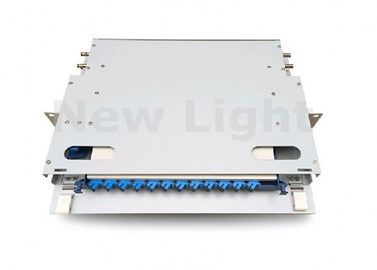 ซื้อ โครงเสียบสายไฟเบอร์ออปติคอล CATV 19 Inch ขนาด 12 พอร์ตมีขนาดมาตรฐาน online manufacture