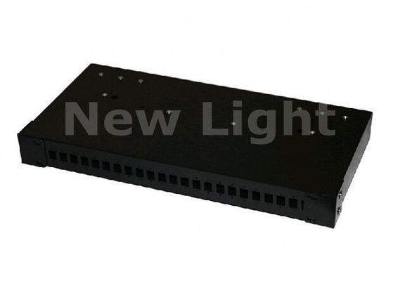ซื้อ 19 นิ้ว 24 Port Rack ติดกรอบการกระจายไฟเบอร์ออปติก ODF แพทช์แพนลสําหรับใช้ในบ้าน online manufacture