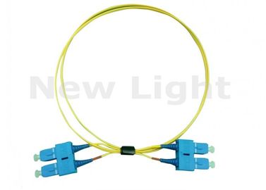 ซื้อ SC SC สายไฟเบอร์ออปติกจัมเปอร์ SM DX 9-125 เส้นผ่าศูนย์กลาง 1.2 มิลลิเมตรสำหรับอุปกรณ์ทดสอบข้อมูล online manufacture