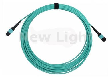 ซื้อ สายไฟเบอร์ออปติก 10 ม. 12 สายไฟเบอร์ออปติก, สายไฟเบอร์ออฟติคัลสีเขียว OM3 10G online manufacture