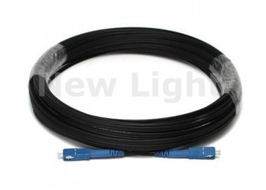 ซื้อ สายไฟเบอร์ออปติก 10M SC SM Simplex, สายไฟเบอร์ออฟติคัลสีดำ FTTH online manufacture