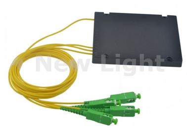 ซื้อ ตัวเชื่อมต่อสายไฟเบอร์ออปติคแบบ 1x3 PLC Single-Mode Coupler พร้อมขั้วต่อ SC APC online manufacture