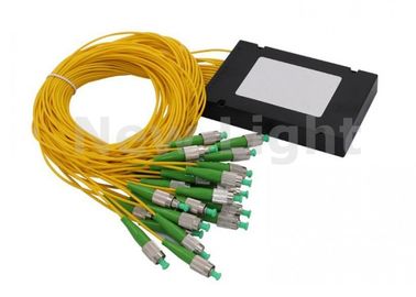 ซื้อ FTTH FC APC ไฟเบอร์ออปติก Splitter โหมด Single Single Splitter 1x32 PLC พร้อมขั้วต่อ FCC APC online manufacture