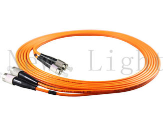 ซื้อ FC - FC สายไฟเบอร์ออปติคัลไฟเบอร์หลายสาย PVC / LSZH 0.9 / 2.0 / 3.0 Mm online manufacture