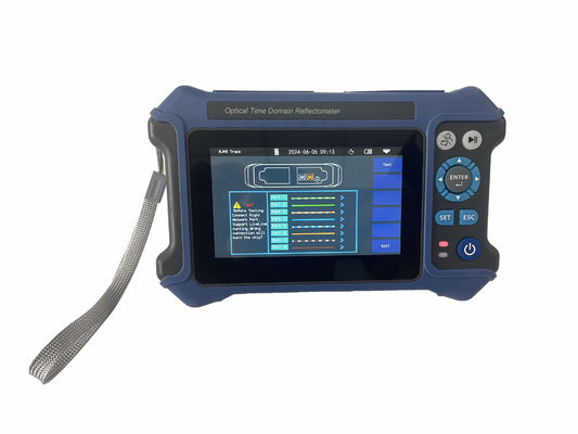 ซื้อ เครื่องมือไฟเบอร์ออปติก ด้วยระยะทางการทดสอบ 5m-80KM เครื่องเล็บเหล็กคาร์บอนสูง และแหล่งแสง LD สําหรับการทดสอบที่แม่นยํา online manufacture