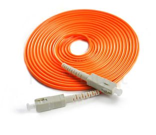 ซื้อ SC / PC - SC / PC สายแพทช์ไฟเบอร์ออปติก Simplex โหมดสายเดี่ยวสีส้ม 50/125 วัสดุพีวีซี online manufacture