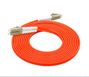 ซื้อ สายแพทช์ไฟเบอร์ 62.5 / 125 LC LC 3.0 มม. ความยาวที่กำหนดเองสีส้ม online manufacture