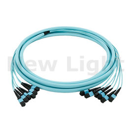 ซื้อ MPO - MPO พัดลมชาย / หญิงออกสาย MTP MPO สายเดี่ยวไฟเบอร์ออปติกใยแพทช์ online manufacture