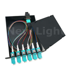ซื้อ ชาย - LC 12 แกน MPO เทปคาสเซ็ตโมดูลไฟเบอร์ออปติคอลการกระจายเฟรมหลายโหมด online manufacture