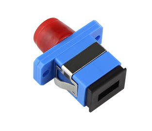 ซื้อ อะแดปเตอร์ไฟเบอร์ออปติก SC - FC / ST วัสดุพลาสติก / โลหะสูญเสียการแทรกซึมต่ำสำหรับสายเคเบิล online manufacture