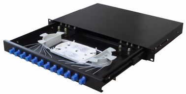 ซื้อ 1U 19 นิ้ว SC กรอบการกระจายไฟเบอร์ออปติก online manufacture