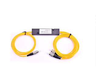 ซื้อ ตัวแยก PLC ขนาด 1x2 ที่ทนทาน, ตัวเชื่อมต่อไฟเบอร์ออปติกแบบมินิ FC / UPC สำหรับกล่องกระจาย online manufacture