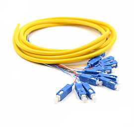 ซื้อ เส้นผ่าศูนย์กลาง 0.9 มม. ไฟเบอร์ Pigtails ไฟเบอร์เดียว 1.5 เมตรรับประกัน 12 เดือน online manufacture