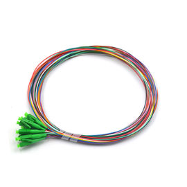 ซื้อ LC APC 12 คอร์ไฟเบอร์ออปติก Pigtail ด้วยเซรามิคที่มีความแม่นยำสูง online manufacture