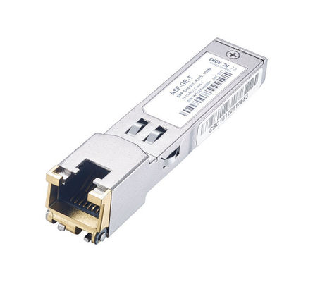 ซื้อ ตัวรับส่งสัญญาณไฟเบอร์ SFP ความยาวคลื่น 850nm พร้อมขั้วต่อ RJ45 ตัวเมีย และอัตราข้อมูล 1.25 Gb/s สำหรับแอปพลิเคชัน 10G Base-SR/SW online manufacture