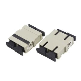 ซื้อ อะแดปเตอร์ไฟเบอร์ออปติกสี Beige Color สำหรับ SC Patch Cord / Internet โทรคมนาคม online manufacture