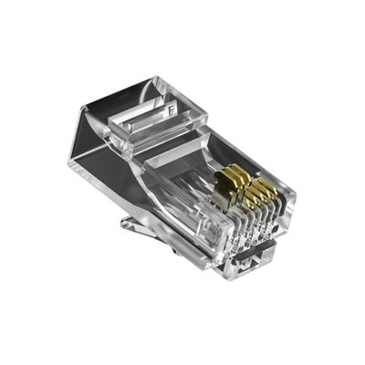 ซื้อ เครื่องเชื่อม Ethernet RJ45 สีทองประดับพรีเมียม พร้อมรังเกียจและ Fluke ที่ได้รับการอนุมัติสําหรับเครือข่าย CAT6/CAT7 online manufacture