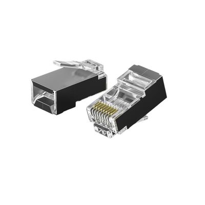 ซื้อ เครื่องเชื่อม RJ45 ที่มีประสิทธิภาพสูง พร้อมสายติดต่อทอง 50U, Fluke Pass, และการออกแบบที่ใส online manufacture