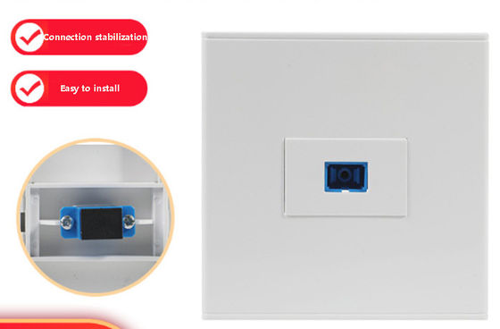 ซื้อ ซ็อต LC/SC ที่มีความยืดหยุ่นต่อไฟ พร้อมความเหมาะสมทั่วไปและขนาด 86 * 86 มิลลิเมตรสําหรับเครือข่าย 5G online manufacture